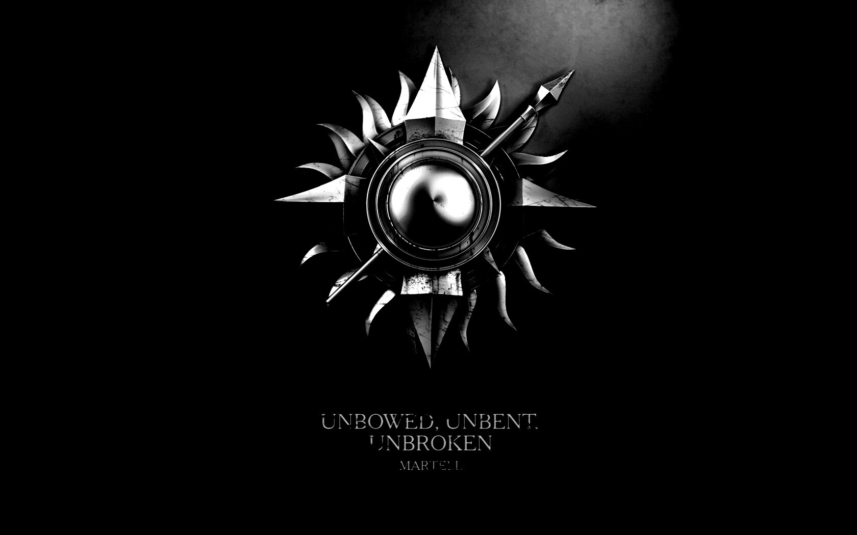 Металлический герб дома Мартелл обои