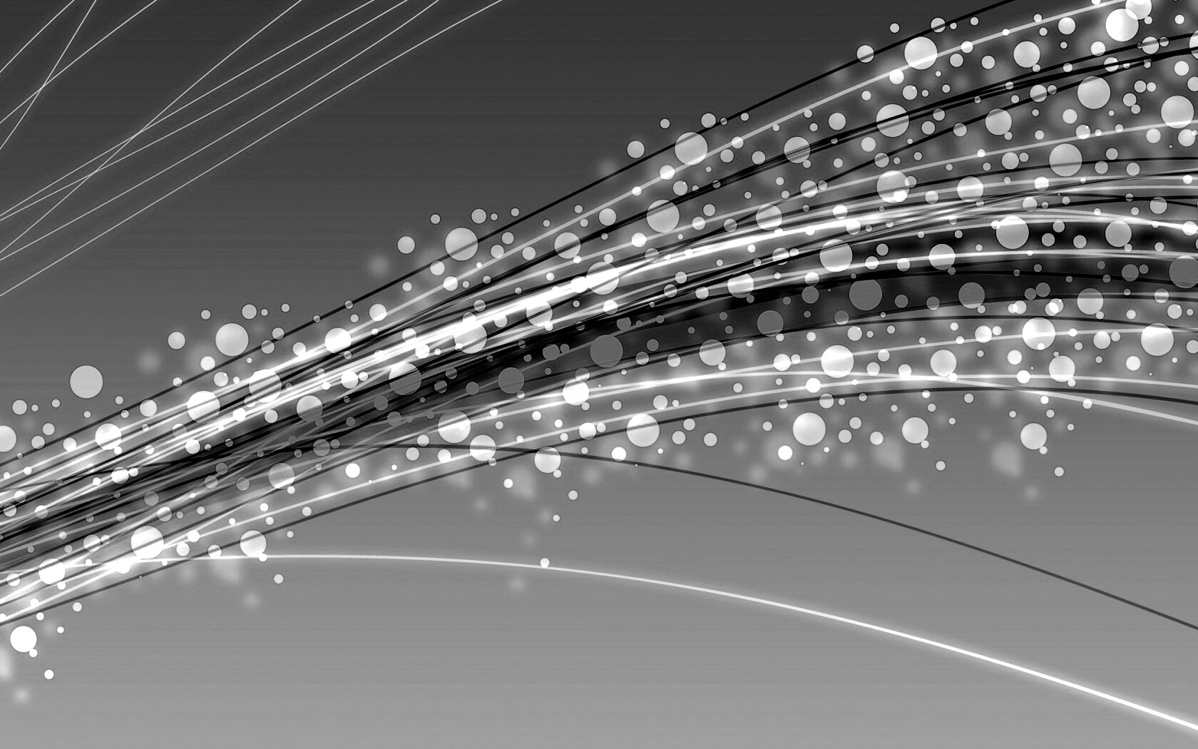 Пучок световых линий обои