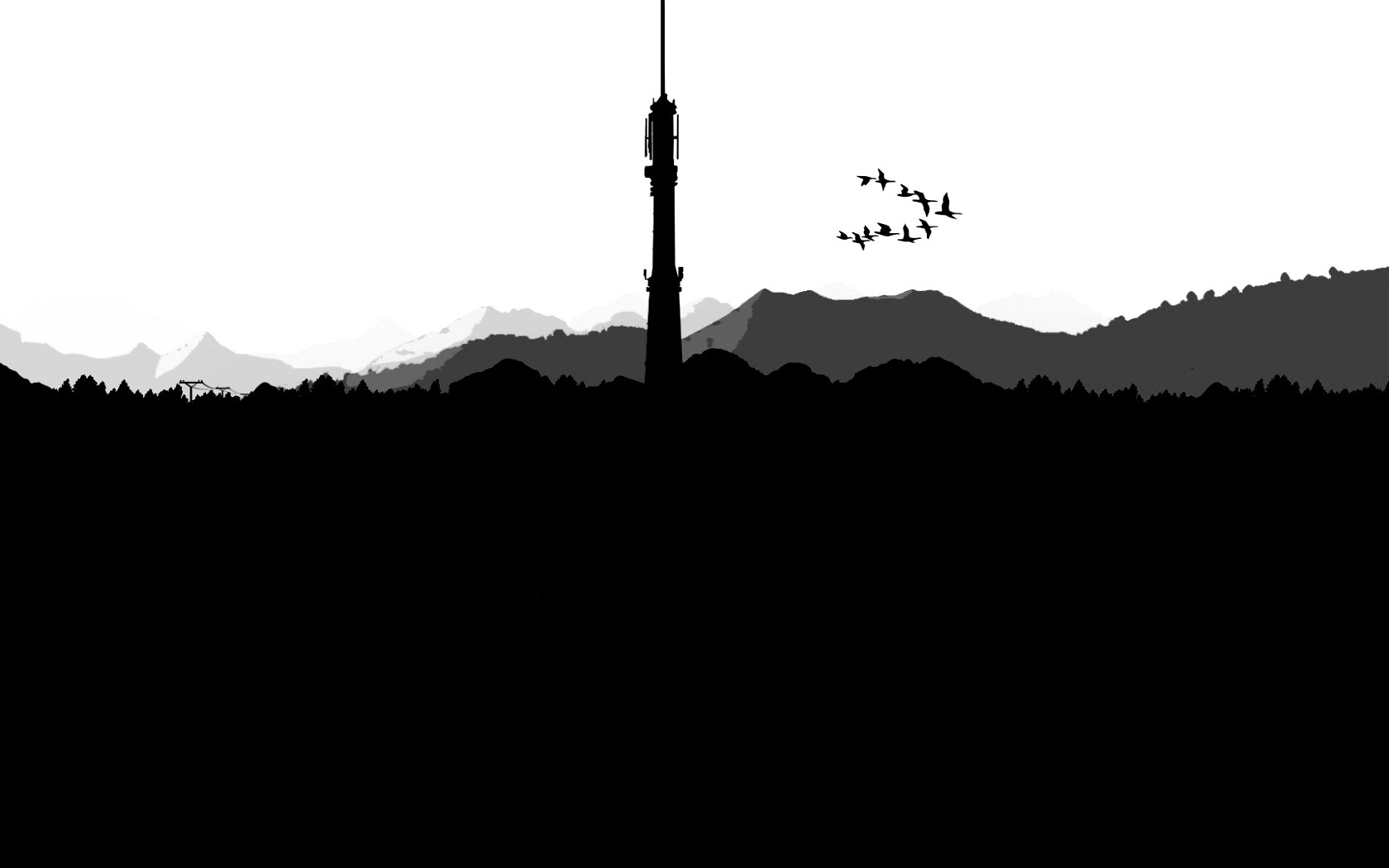 Зеленые горы обои