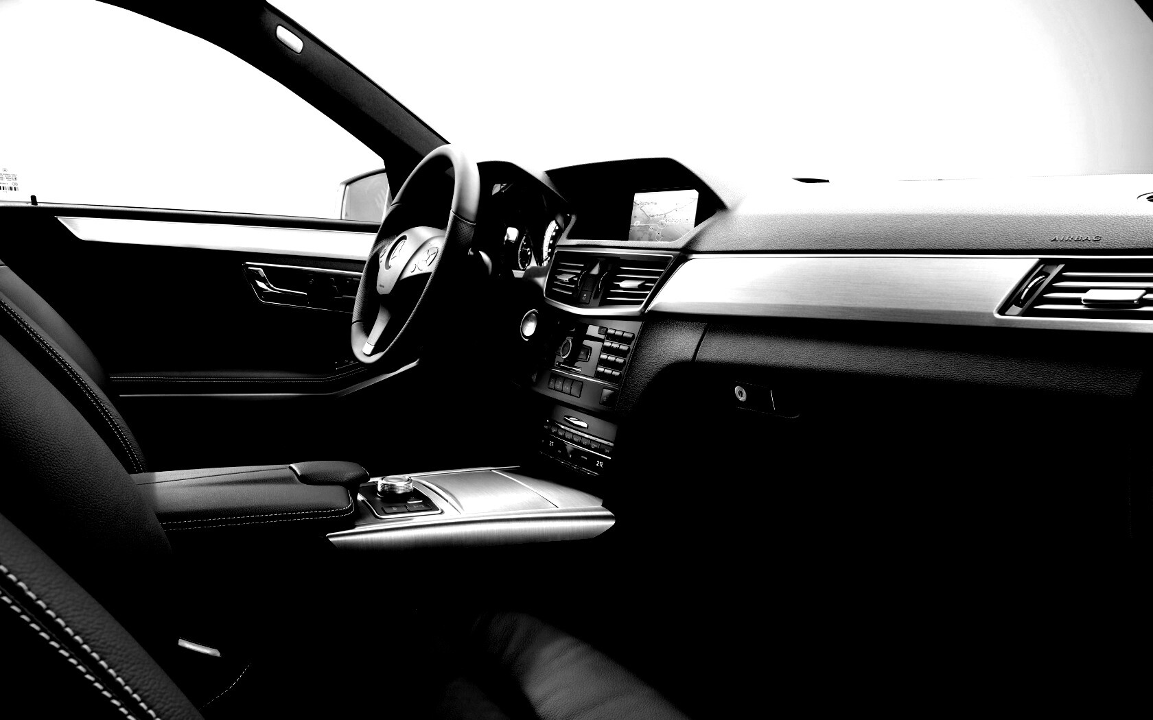 Салон мерседеса обои