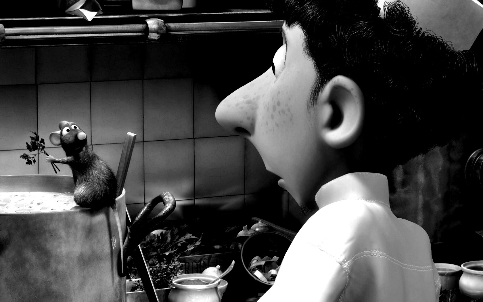 Рататуй варит суп обои