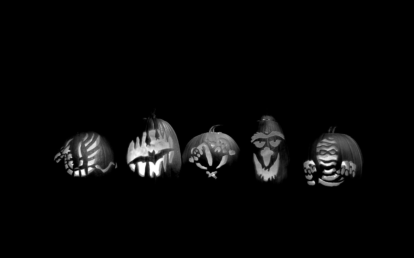 Тыквы на Хэллоуин обои