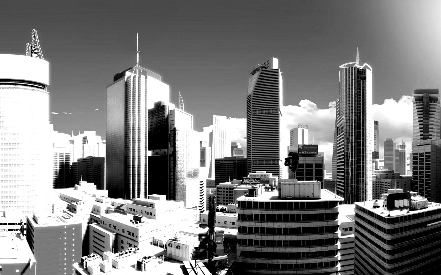 Город Mirrors Edge обои