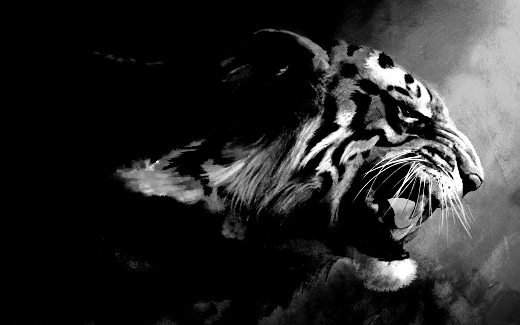 Картина с тигром обои