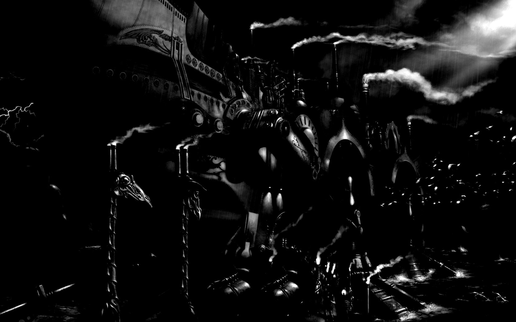 Ноев ковчег в стиле стимпанк обои