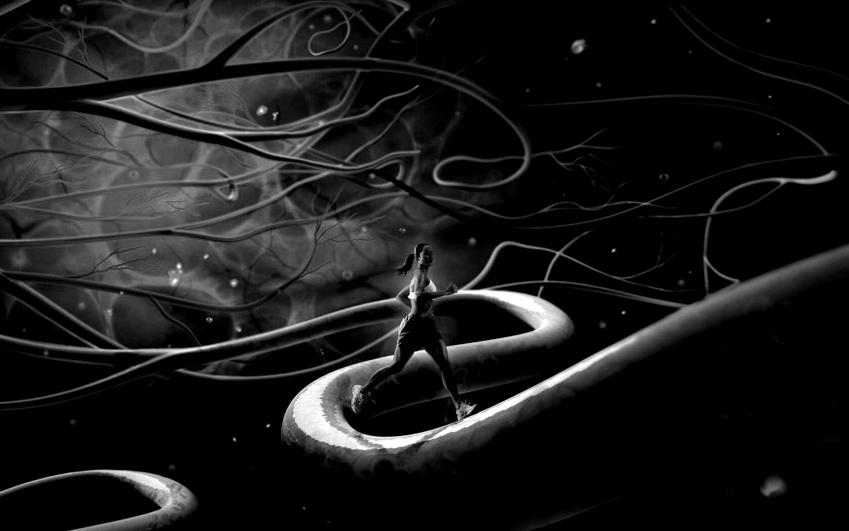 Бег крови обои