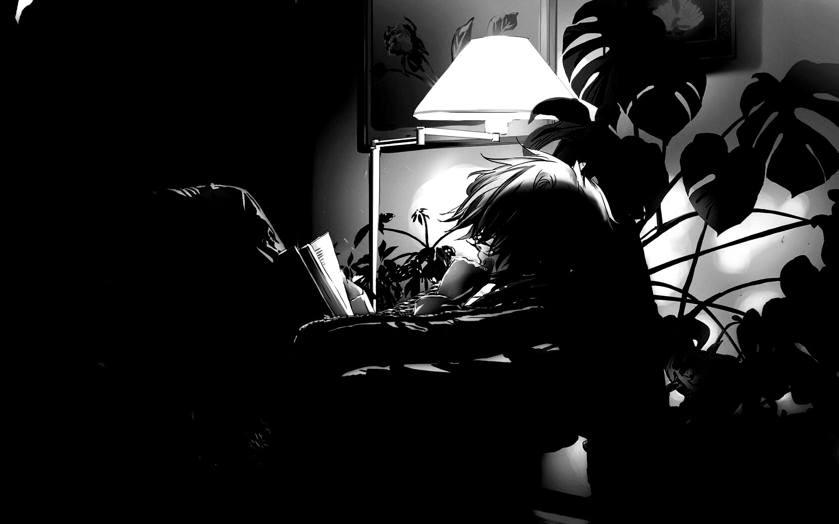 Парень с книжкой обои