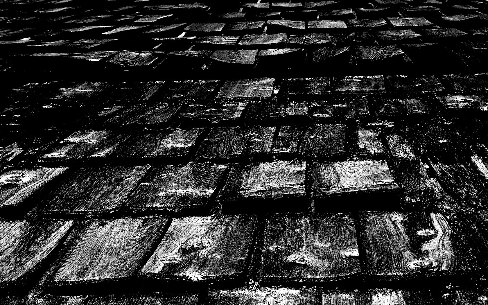 Деревянная крыша обои