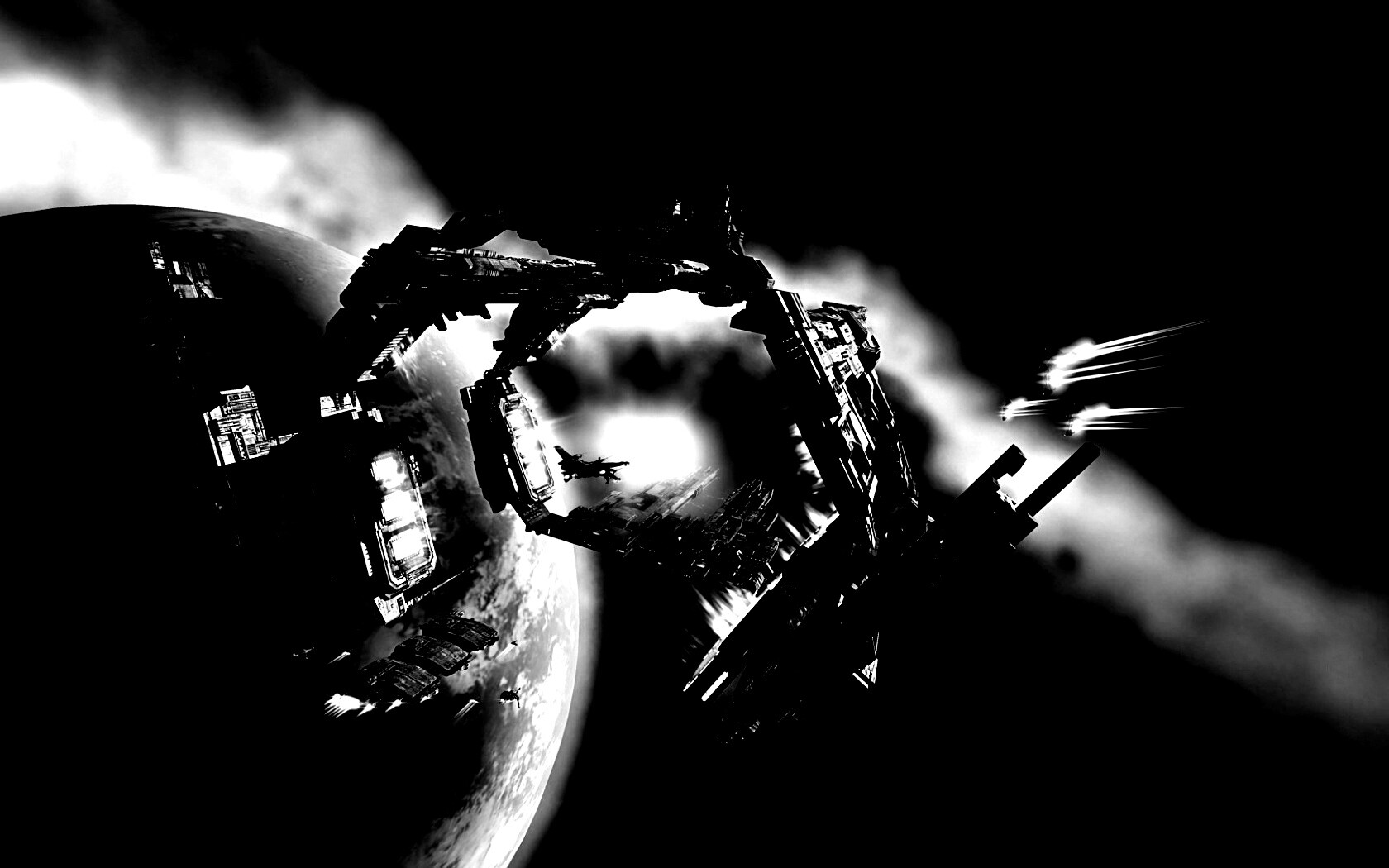 Космический корабль обои