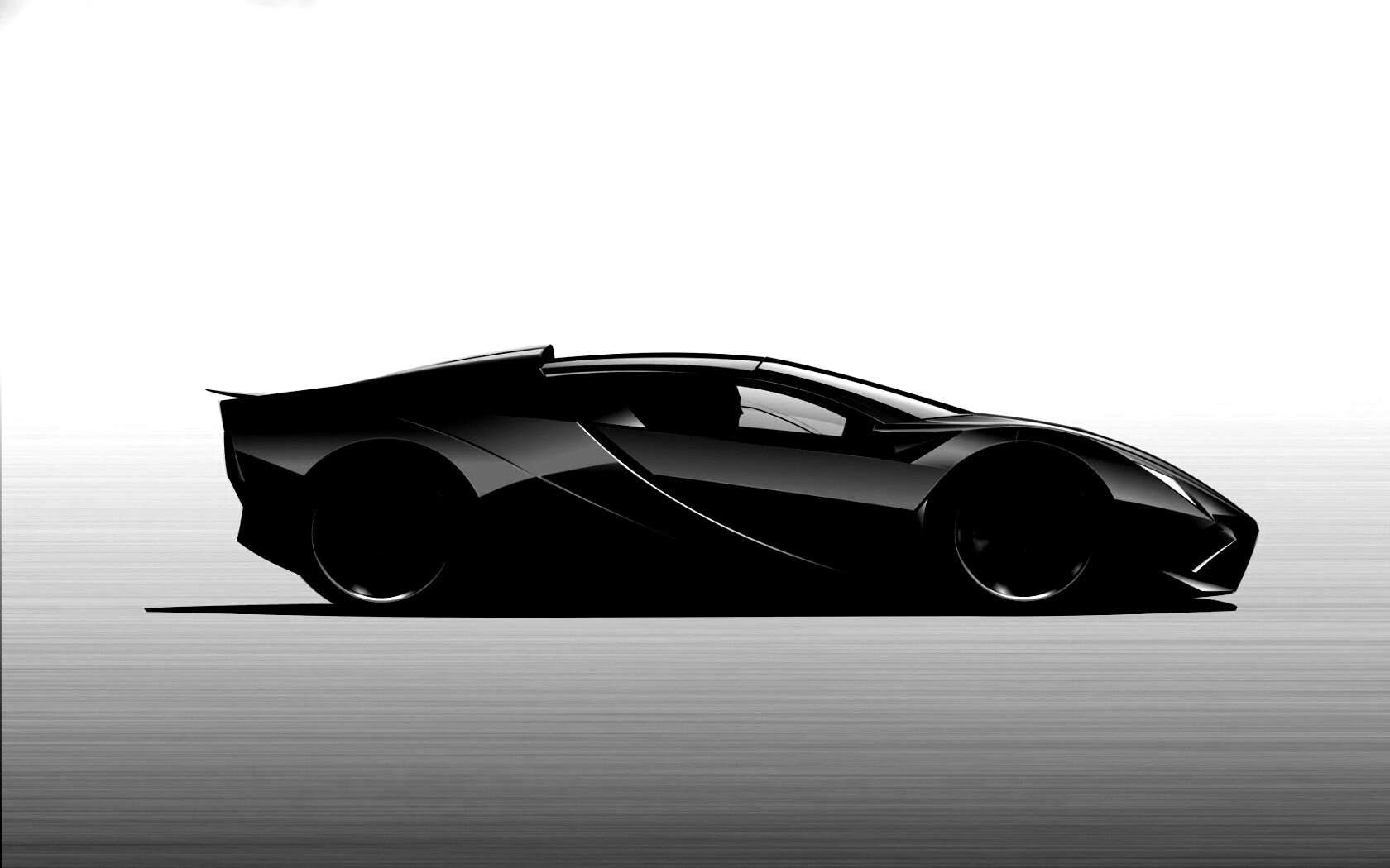 Скетч lamborghini  обои