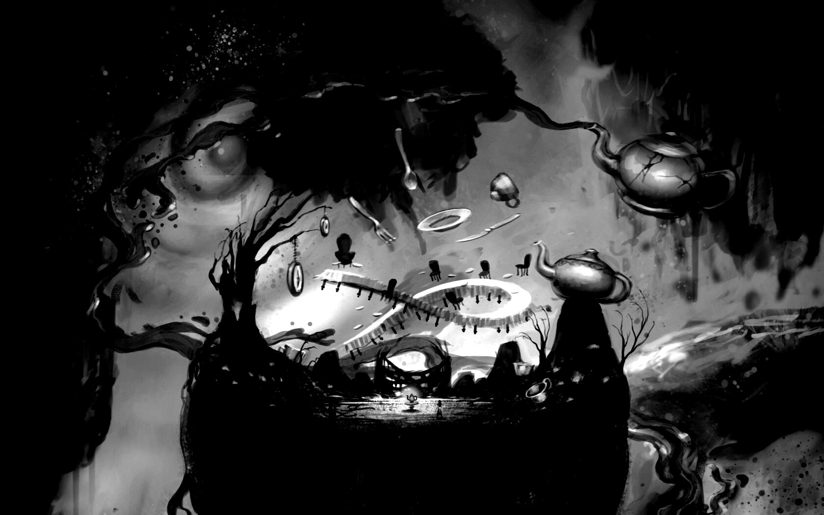 Алиса в стране чудес обои