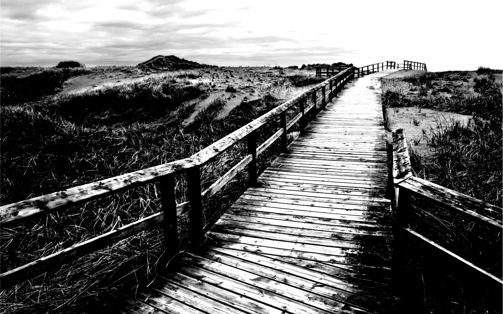 Деревянная дорога обои