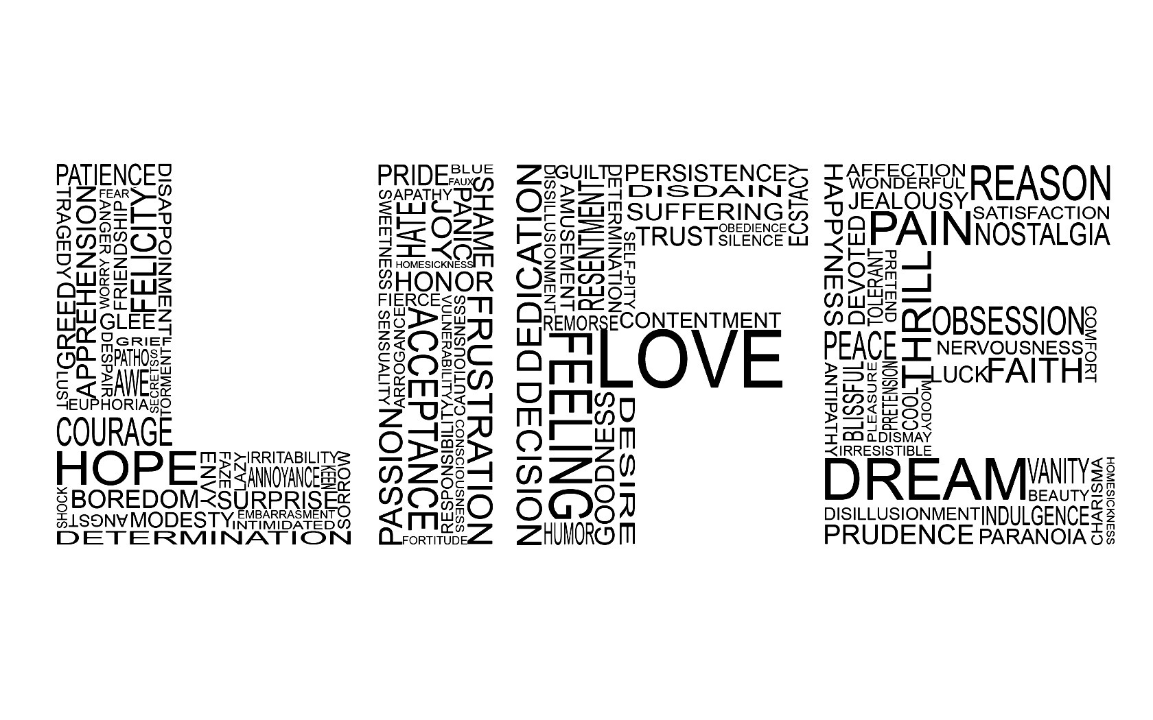 Жизнь в словах обои