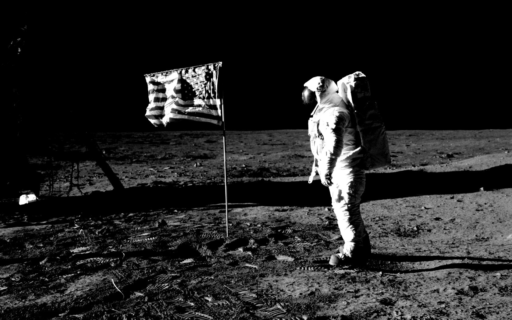 Высадка американцев на Луну обои