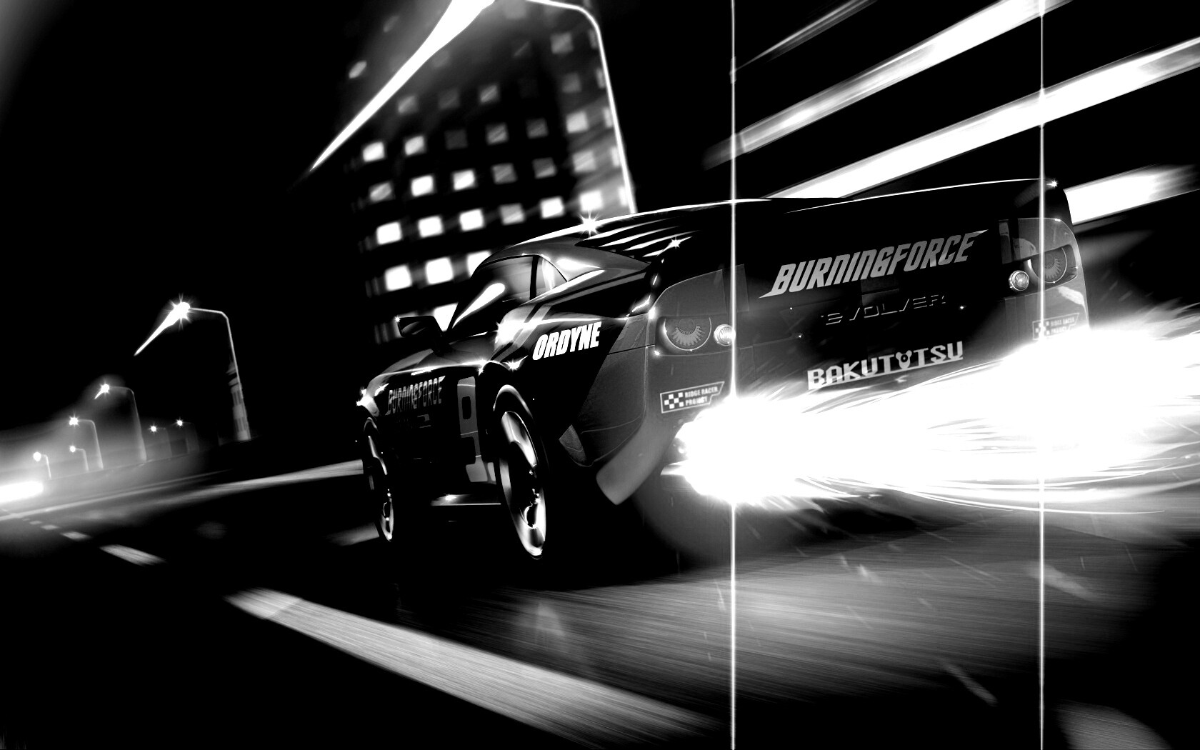 Ночное нитро обои