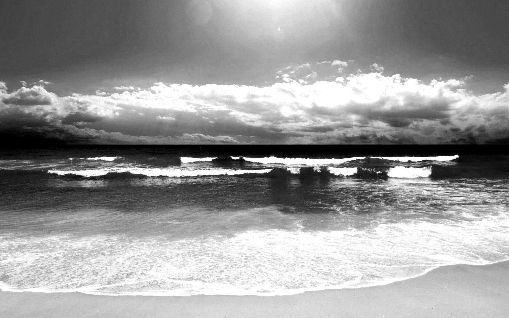 Потрясающий вид на морской пляж обои