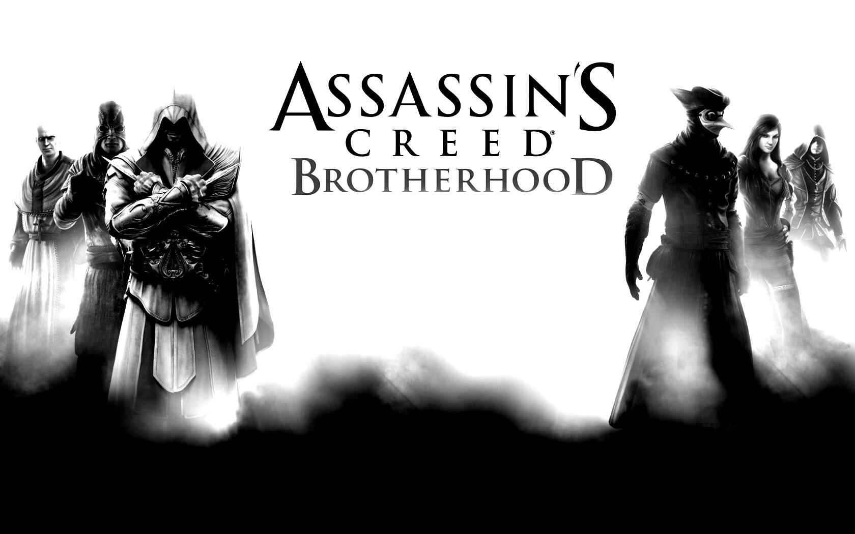 Персонажи игры Assasin"s Creed Brotherhood обои