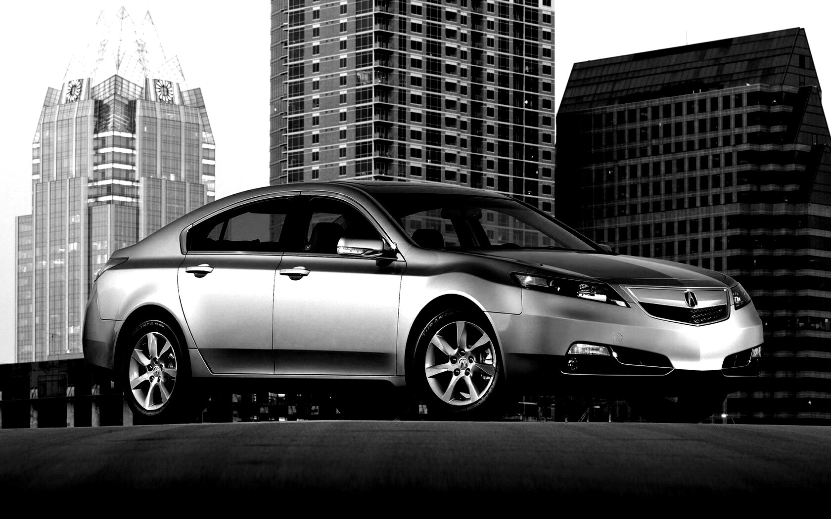 Acura  в городе обои