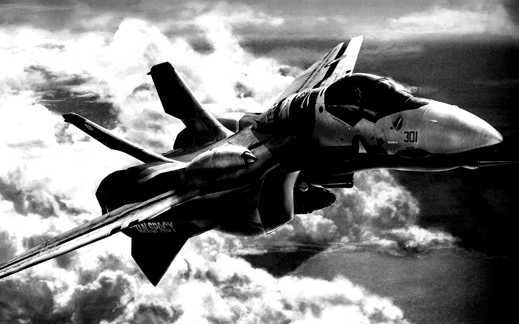 UN Spacy Fighter обои