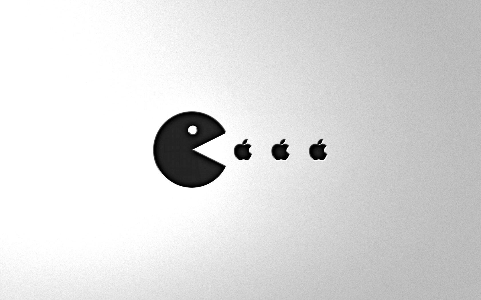 Пэкмен против Apple обои