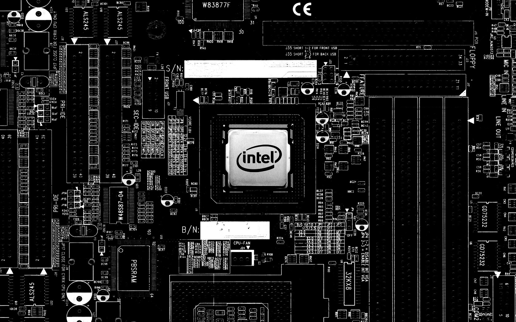 Процессор от Intel обои