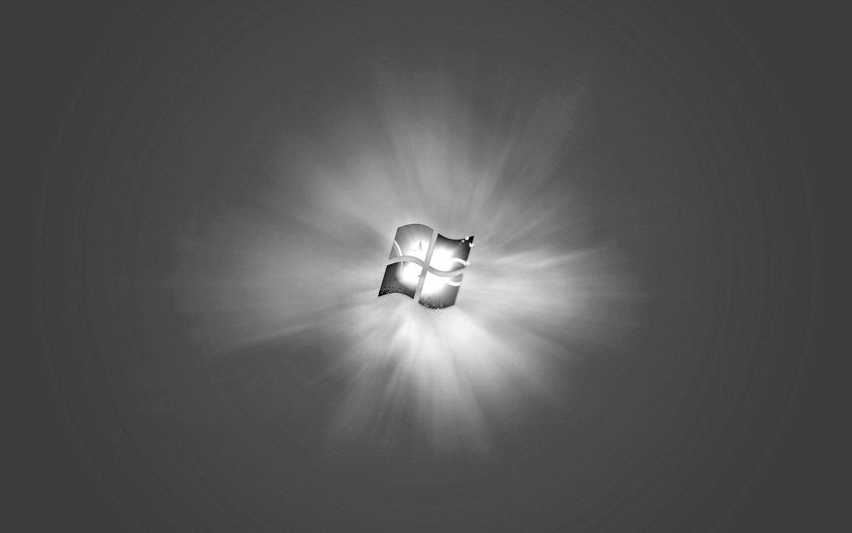 Яркий желтый логотип Windows 7 обои