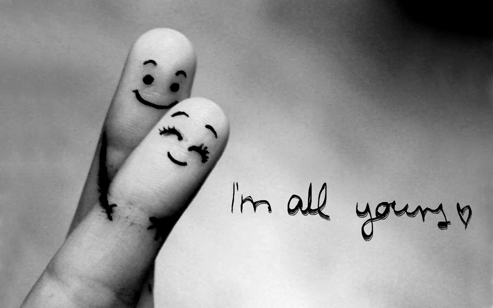 I"m all yours! обои