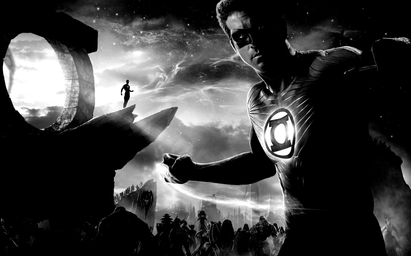 Зелёный фонарь обои