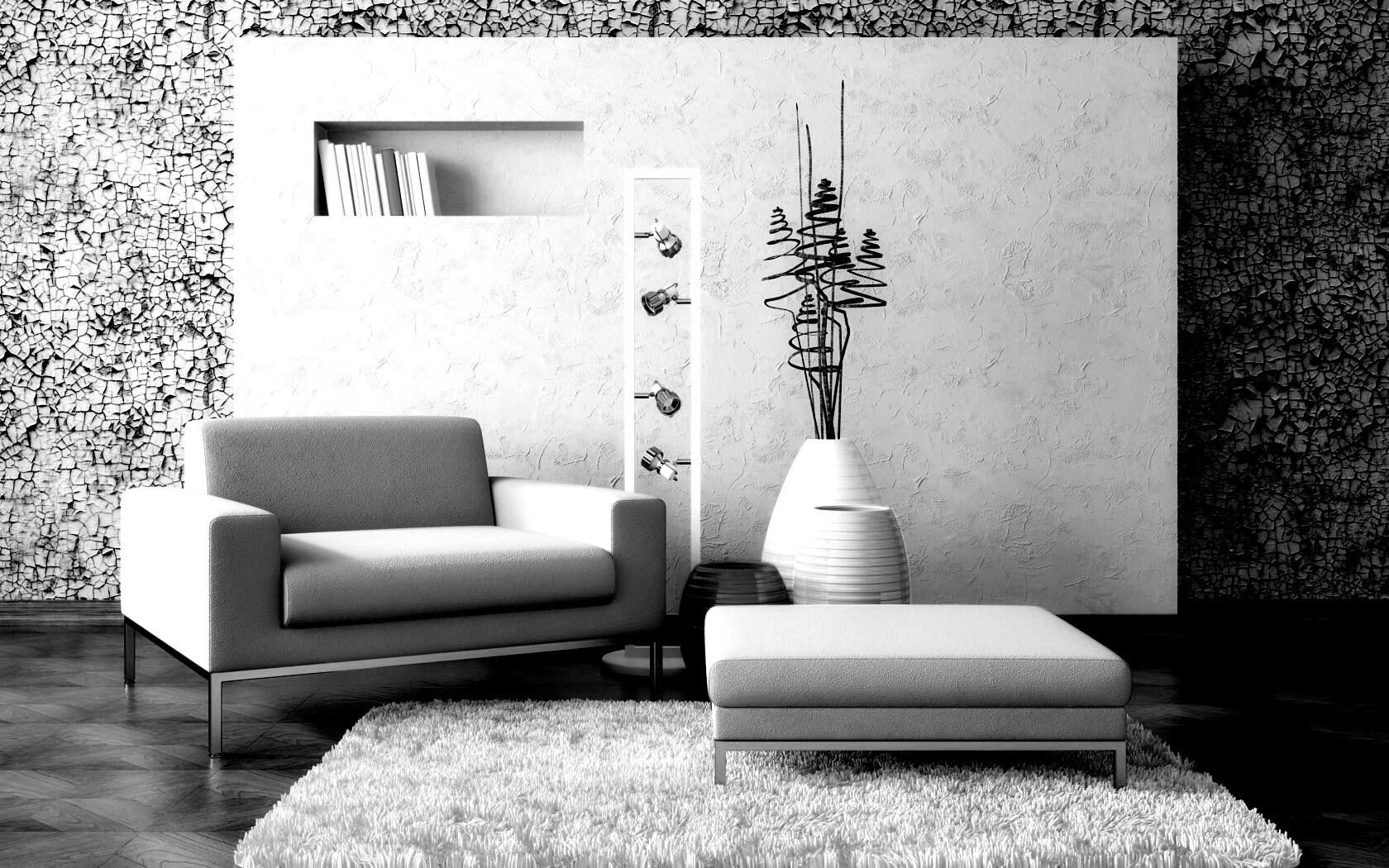 Стильный декор обои