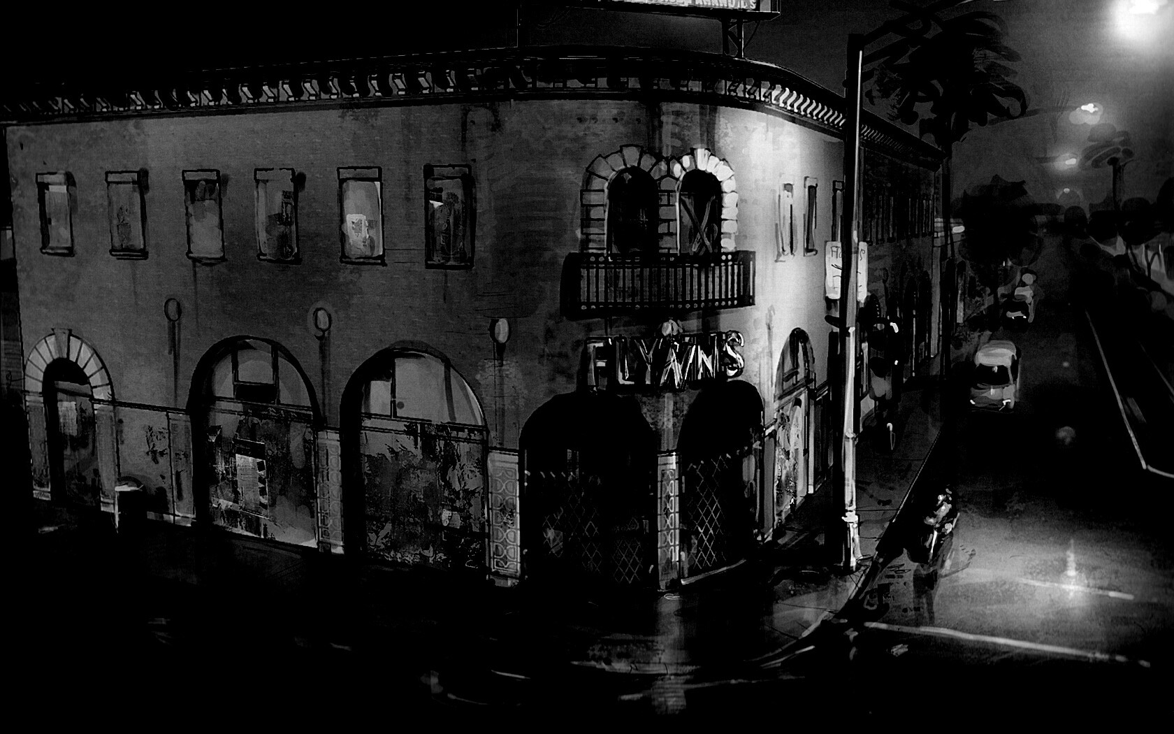 Зал игровых автоматов Флина обои