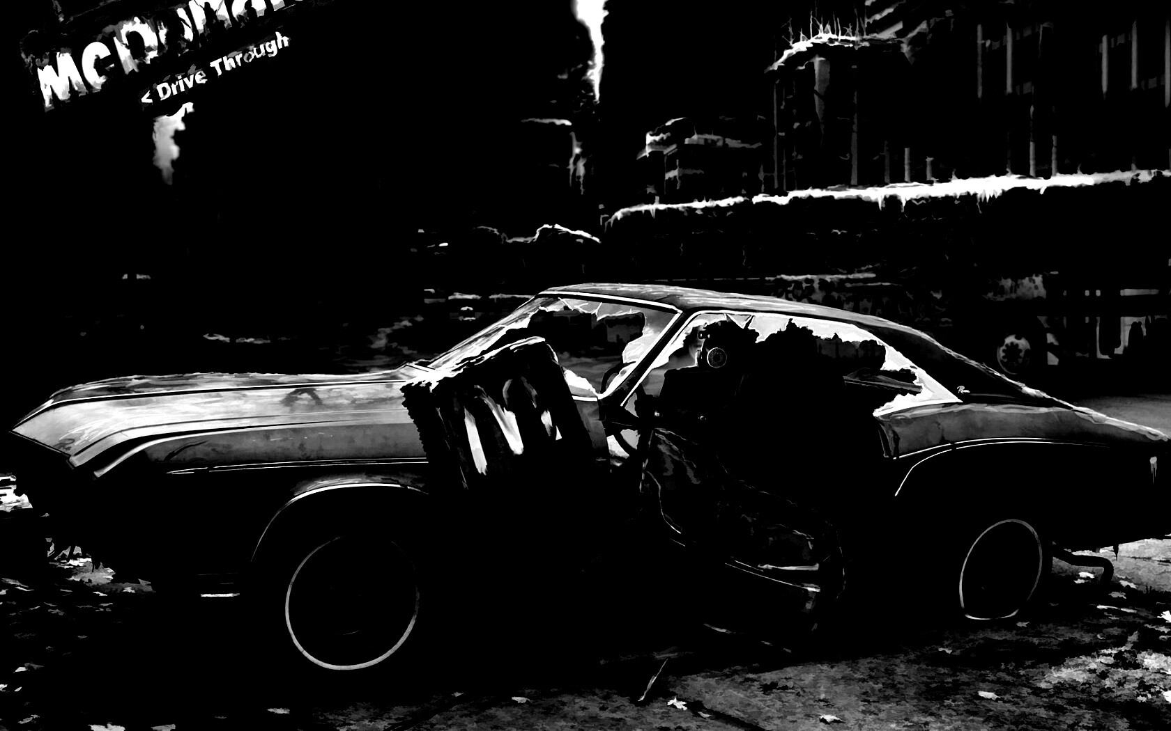 Картина запустения обои