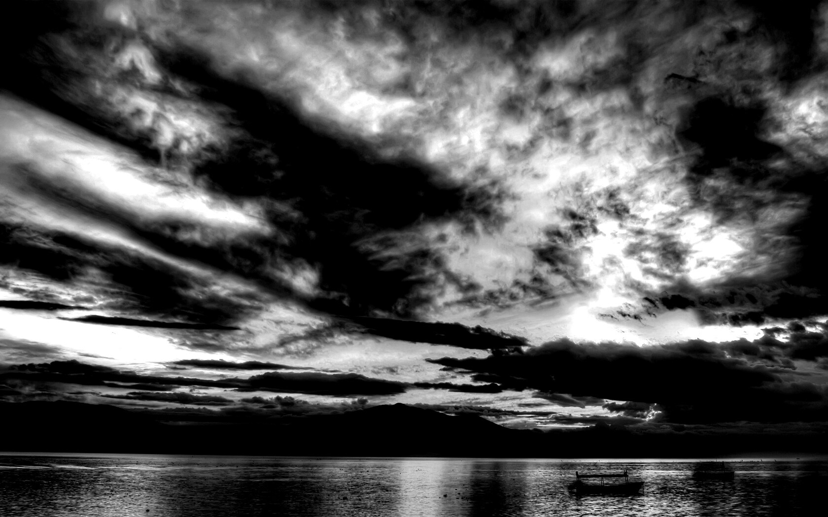 Мексика: лодки на озере обои