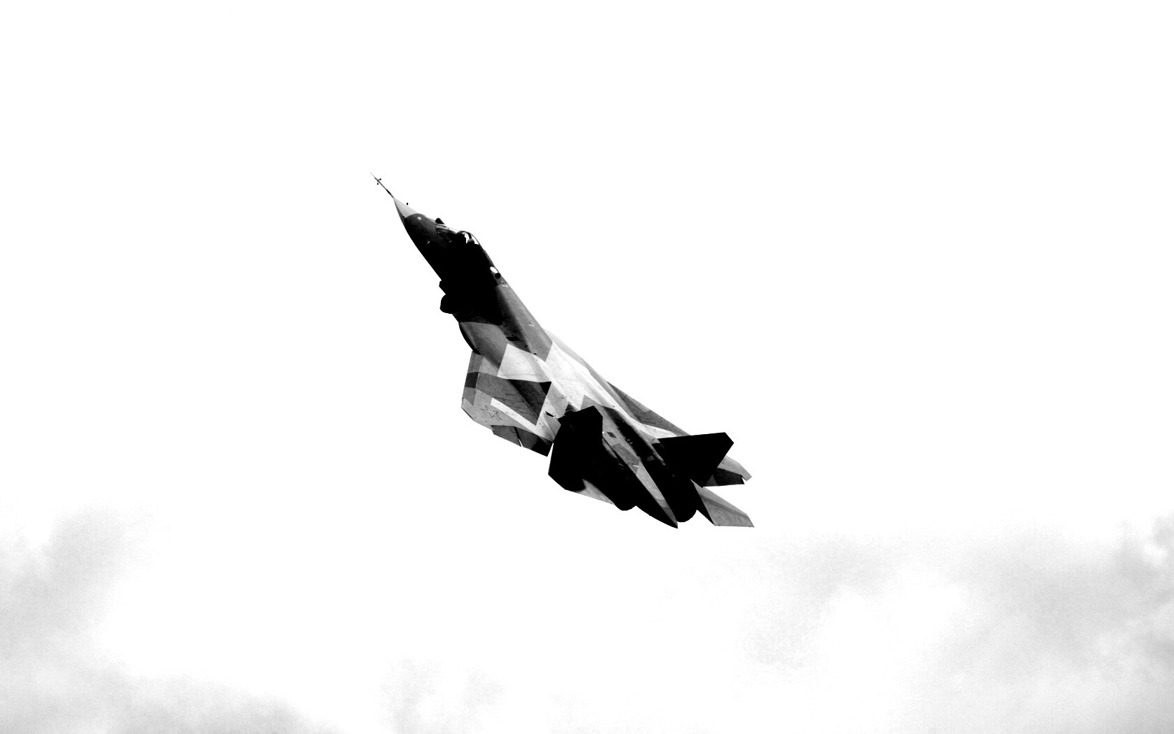 Истребитель взмывает вверх обои
