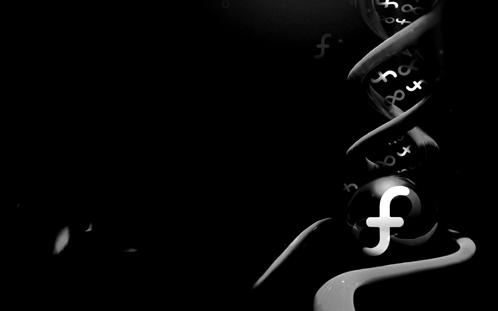 OS Fedora обои