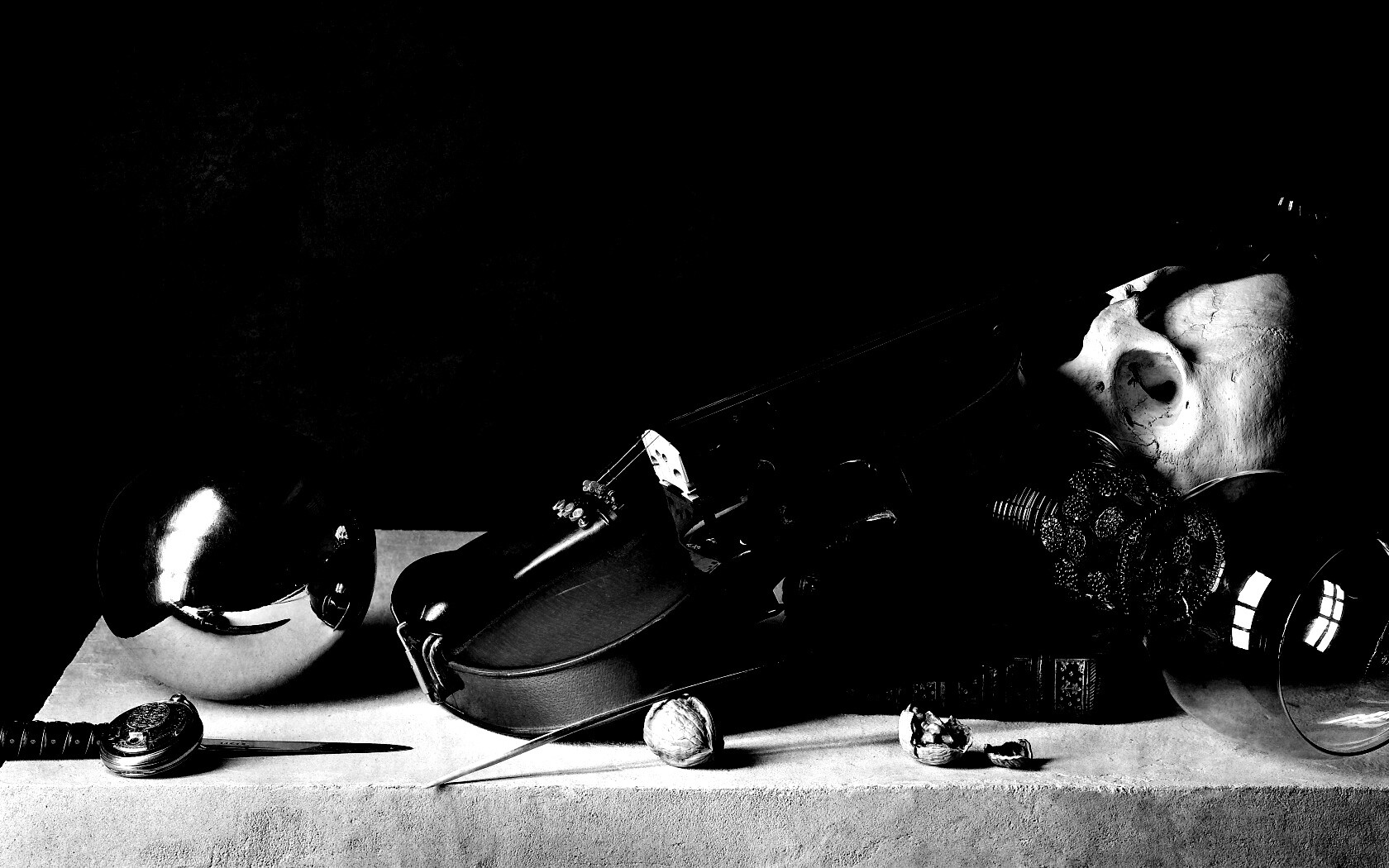 Композиция со скрипкой обои