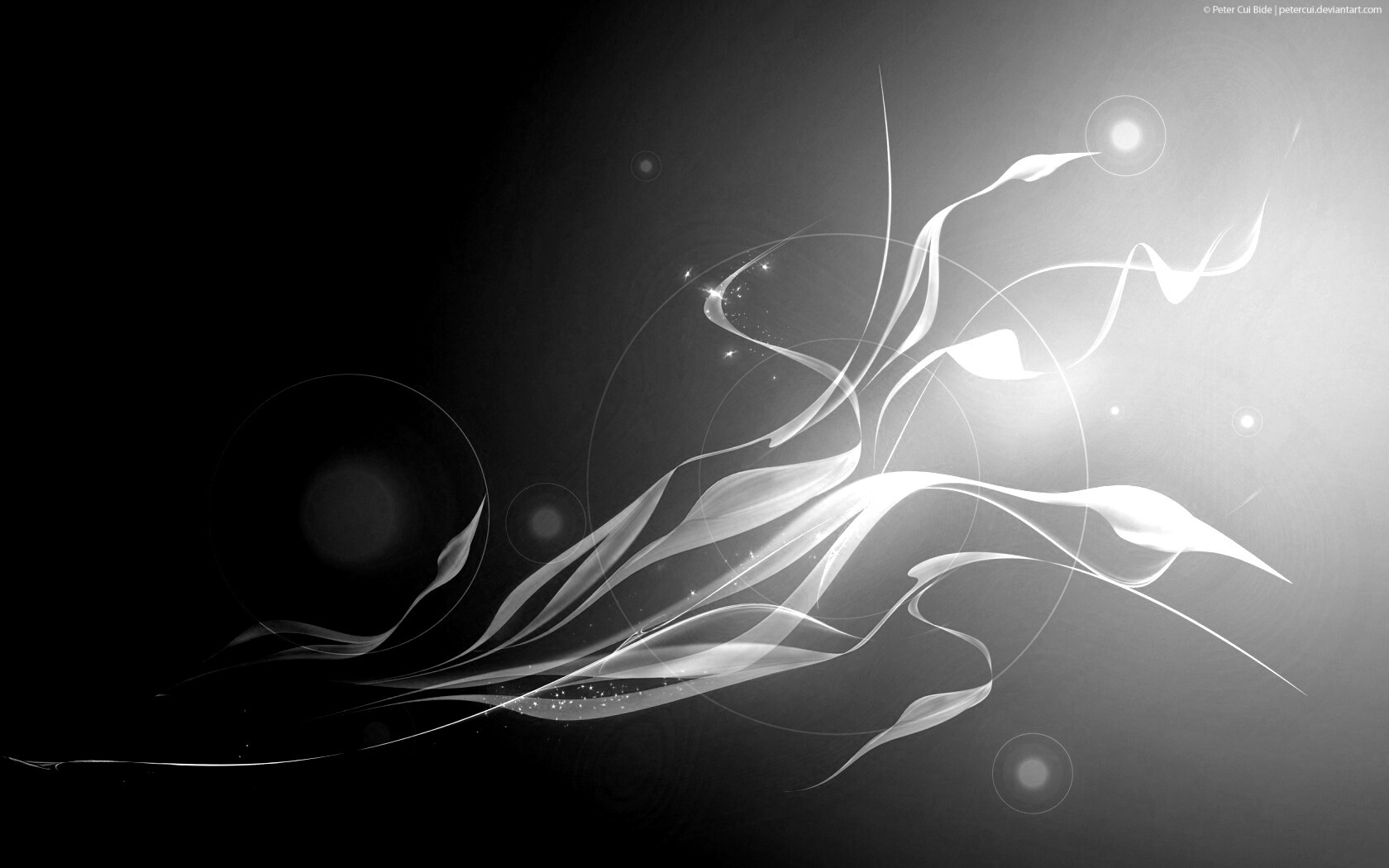 Лёгкая голубая абстракция обои