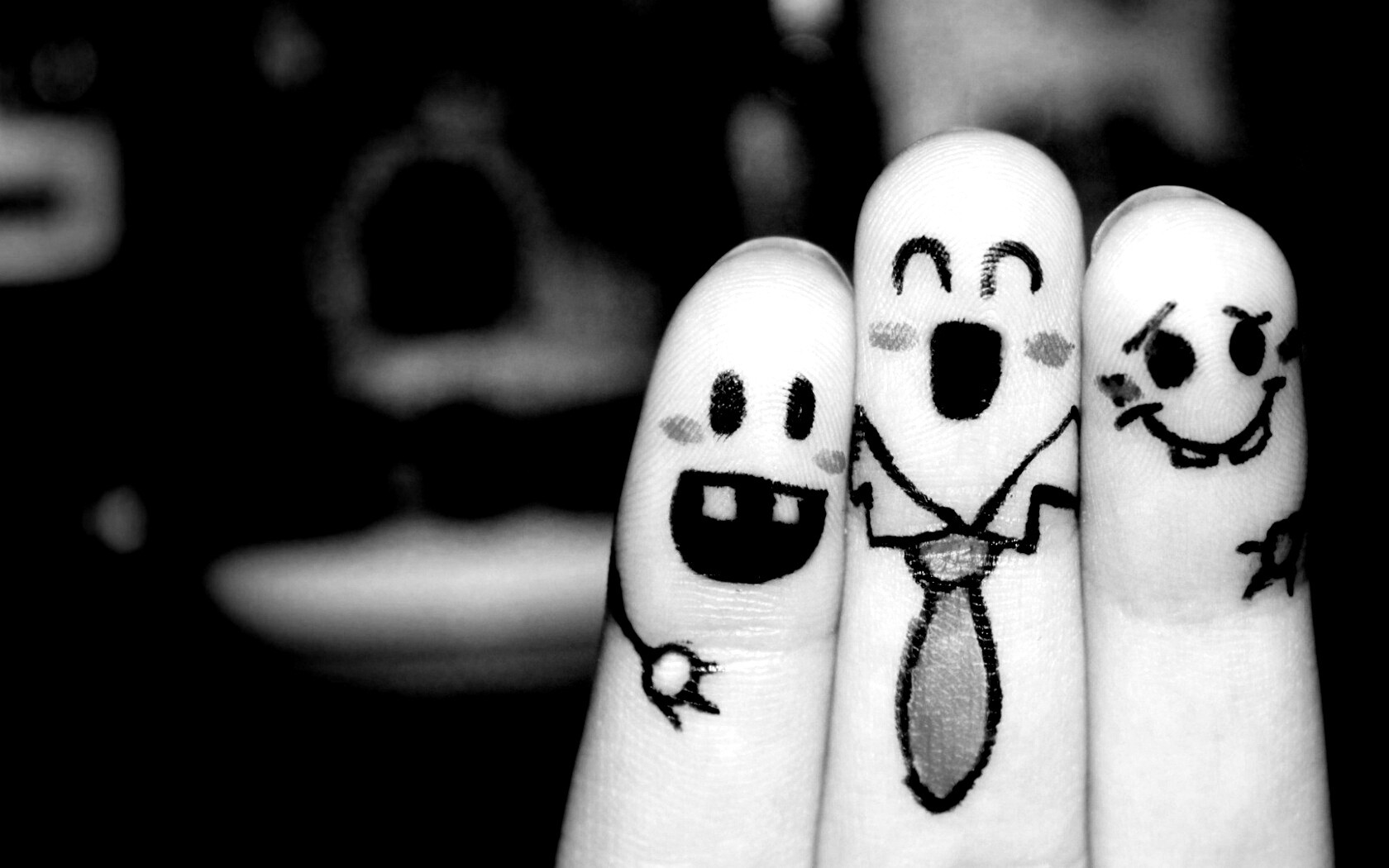 Пальцы-друзья обои