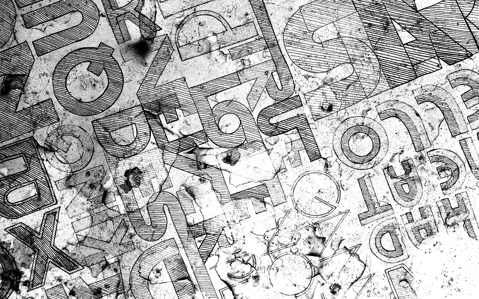 Буквы и надписи обои