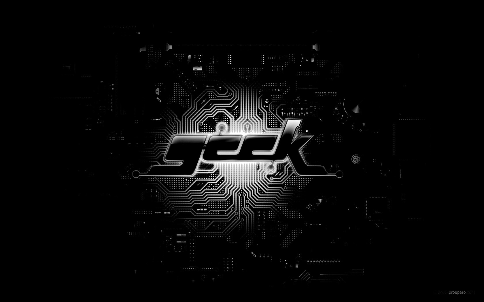 Печатная плата Geek обои