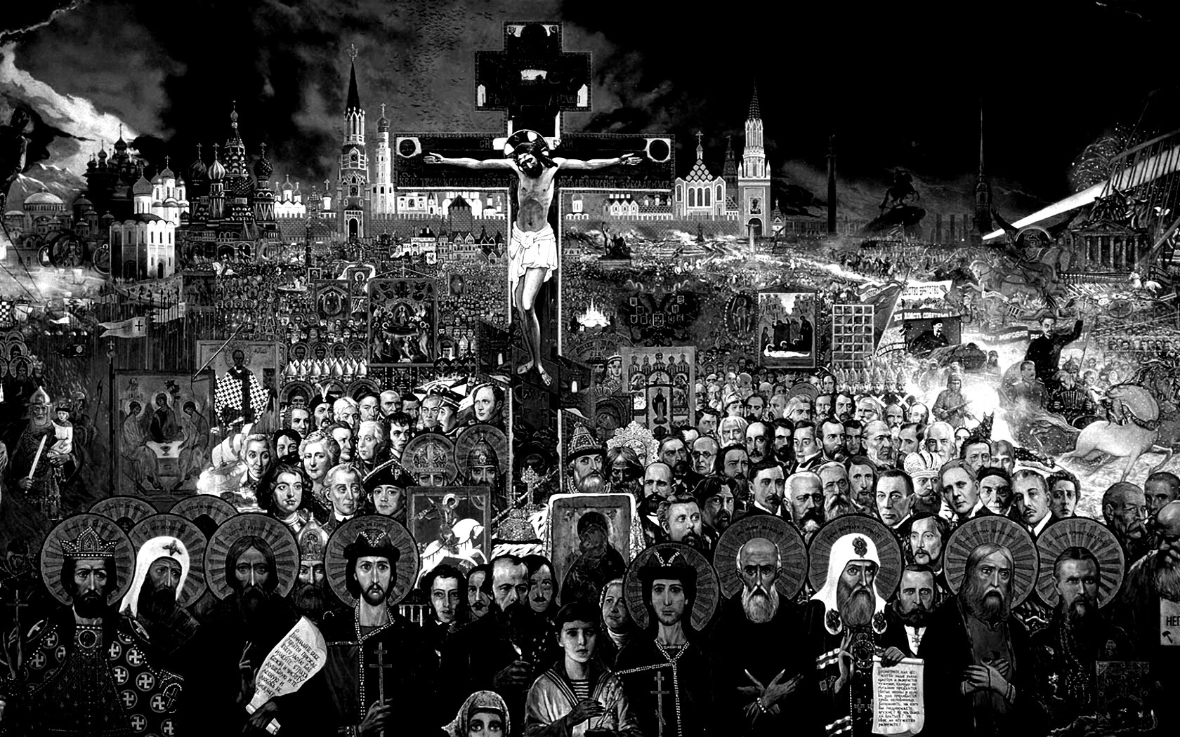 Илья Глазунов "Вечная Россия" обои