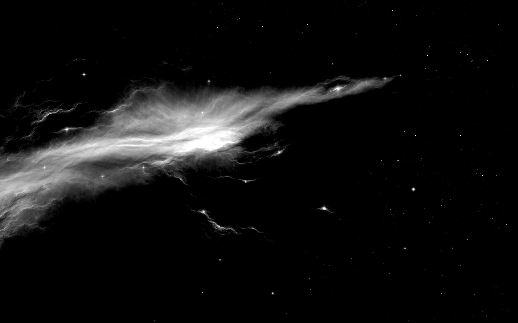 Туманность в глубинах космоса обои