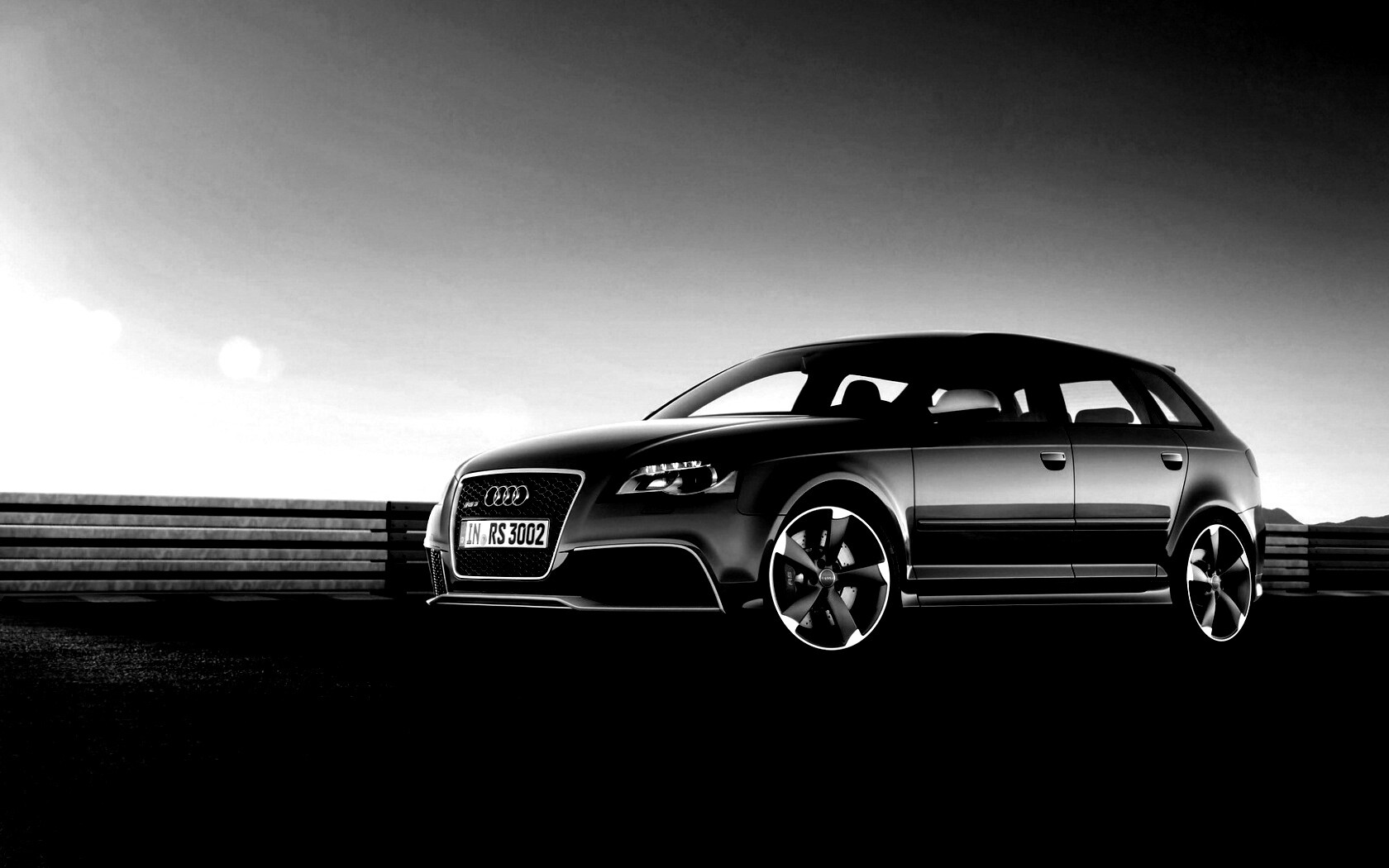 Фотосессия Audi RS3 на треке обои