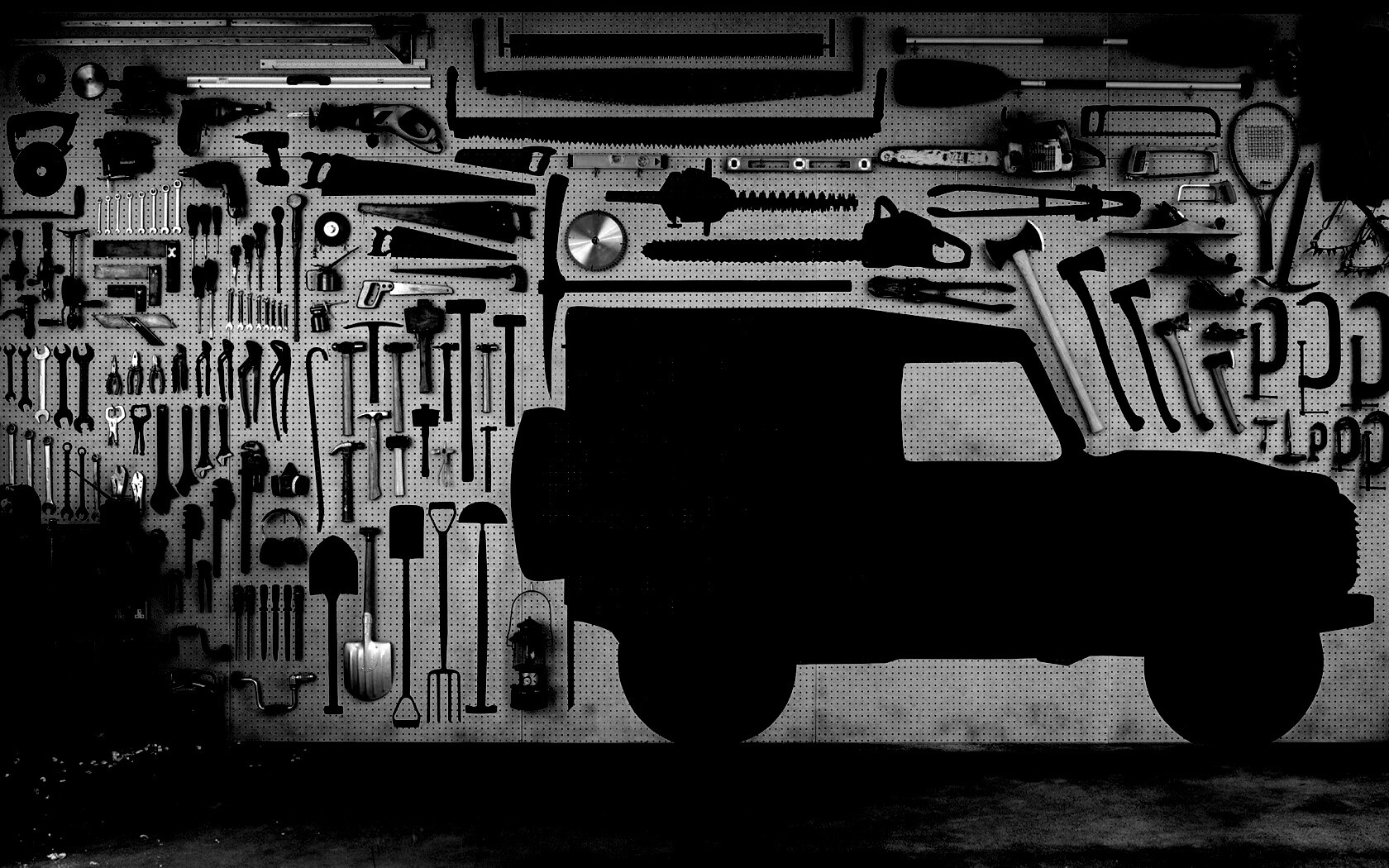 Типичный гараж обои