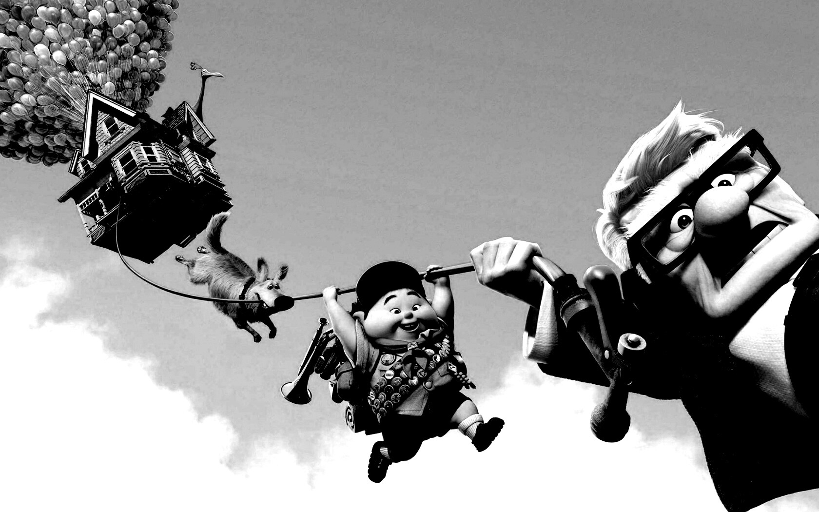 Персонажи мультфильма Up обои