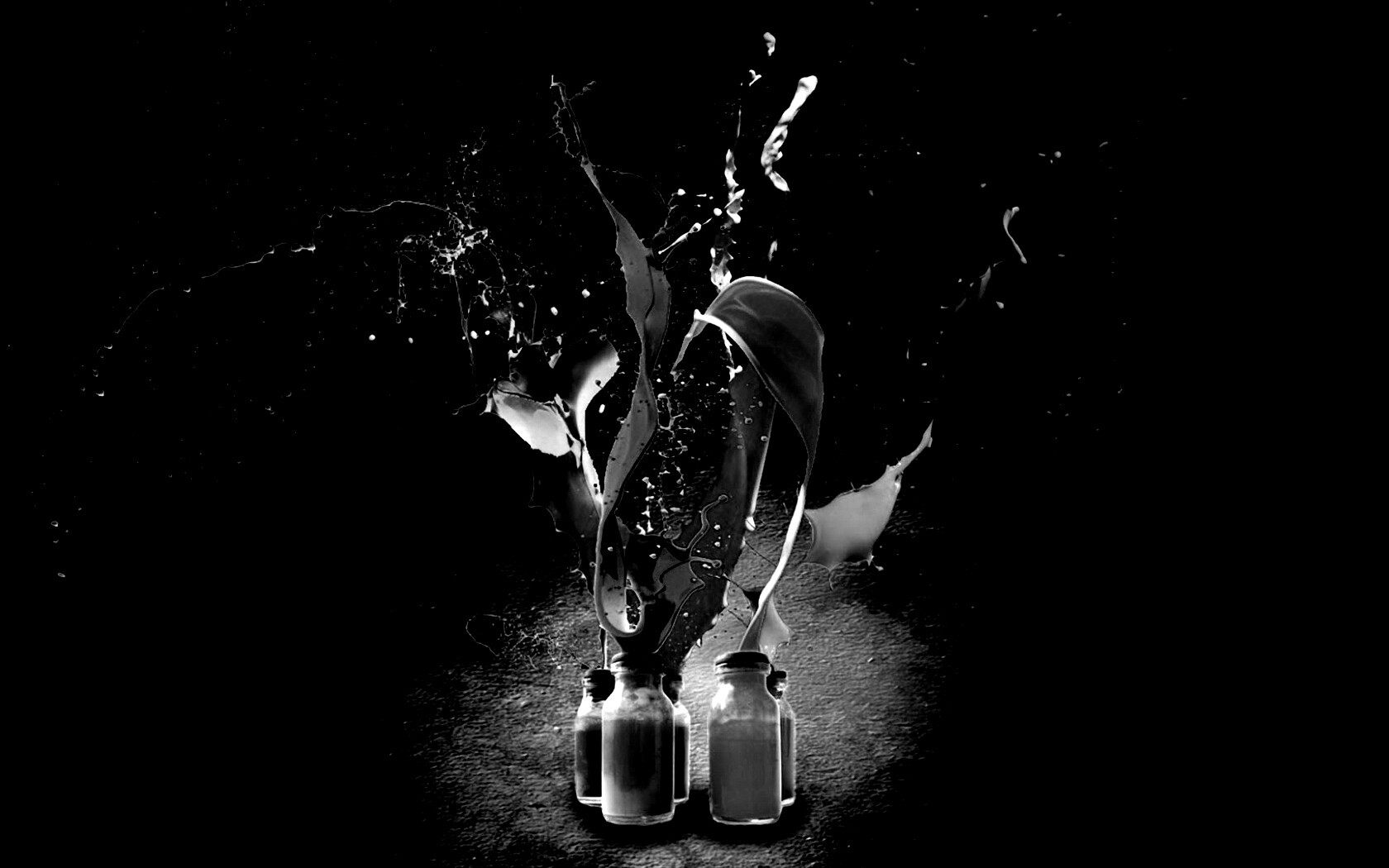 Разливающийеся краски обои