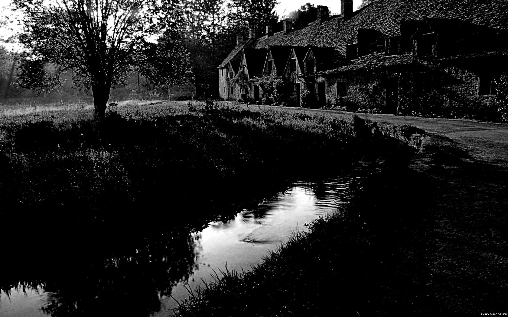 Домик в Англии обои