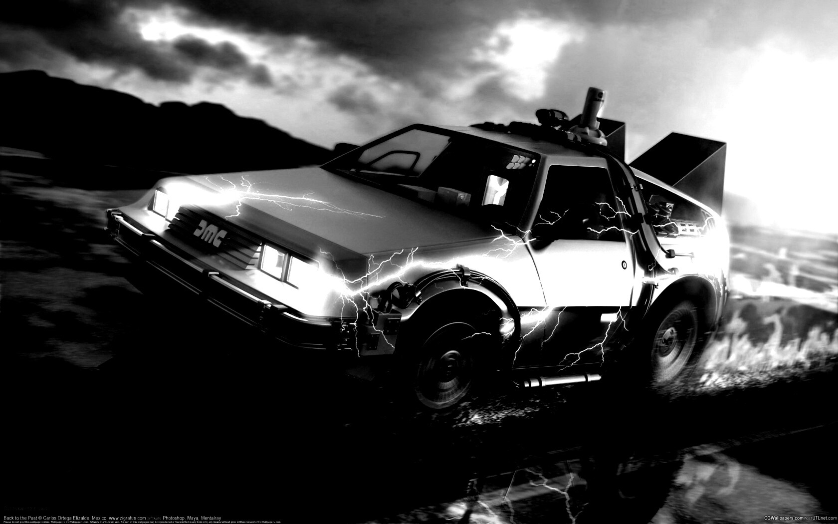 Машина времени обои