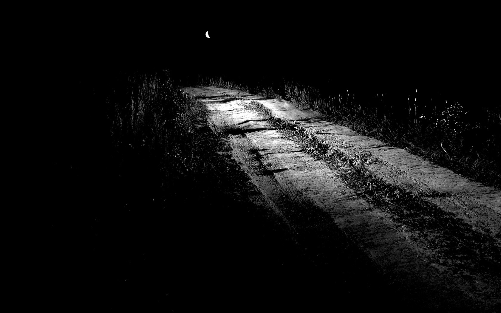 Ночная дорога обои