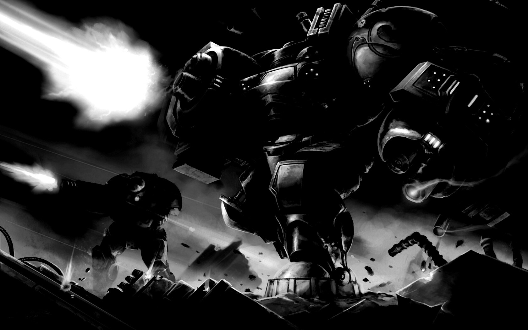 Терраны из StarCraft обои