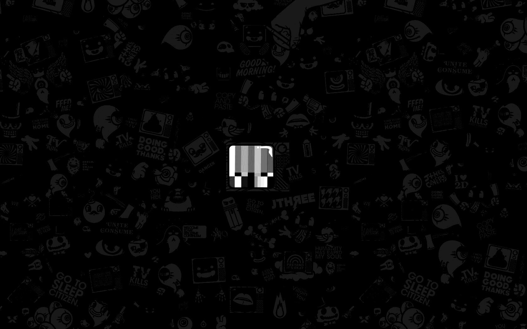 Телевидение убивает всё! обои